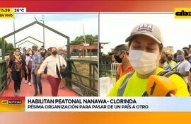 Nanawa-Clorinda: Habilitan oficialmente el paso fronterizo