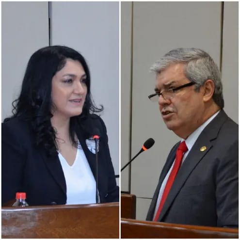 Nancy Ovelar y Enrique Riera, candidatos a embajadores de la Unesco y OEA, respectivamente.