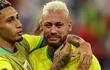 Neymar no puede contener las lágrimas tras la eliminación de Brasil en los cuartos de final del Mundial 2022