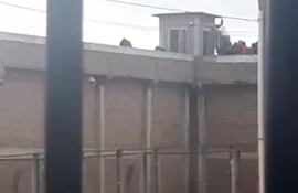Imagen extraída de un video que captó el momento del escape.