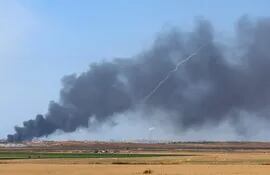 ista general tras un ataque aéreo israelí en Jabalia, al norte de la Franja de Gaza.