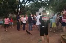Manifestación contra contra confinados en hotel de Cucho