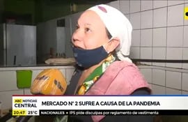 Dura situación en el Mercadito de Asunción