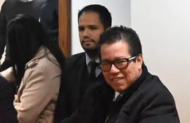 José Enrique García, ex asesor jurídico de la Municipalidad de Asunción, en la sala de juicios orales.