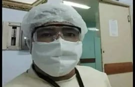 El enfermero Alfonso Martínez prestaba servicio en el programa de vacunación.
