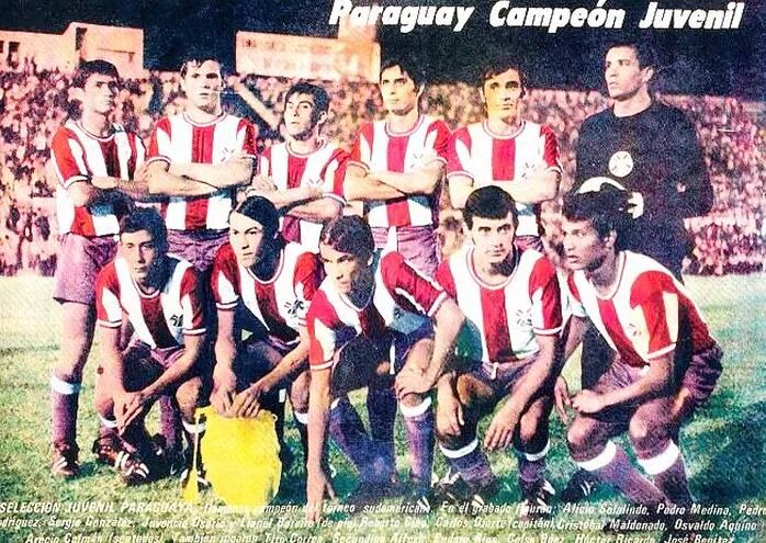 Una de las formaciones de la selección paraguaya que jugó y ganó el campeonato “Juventud de América 1917, en nuestro país.
