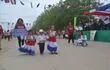 Los pequeños también participaron del cumpleaños de Toro Pampa en la mañana de hoy, durante el desfile estudiantil.