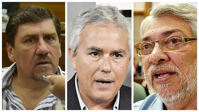 Blas Llano, Fidel Zavala y Fernando Lugo, senadores demandados por filiación.