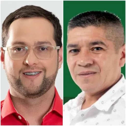 El colorado Mauricio Torres y el liberal Lucio Vera compiten por la Junta Municipal en Presidente Franco.