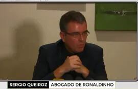 Sergio Queiroz, abogado de Ronaldinho.