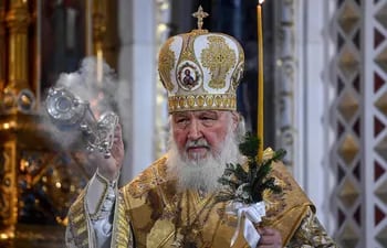 El patriarca Kiril, líder de la Iglesia Ortodoxa rusa.