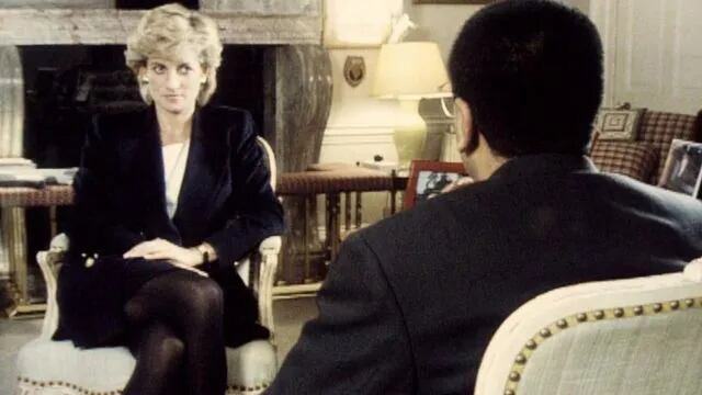 Diana de Gales durante la famosa entrevista concedida a la BBC.