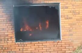 Reportan  incendio en la casa de Blas Llano.