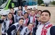 Cuerpo técnico y jugadores de la selección paraguaya masculina que participa en la Copa Tres Naciones 2022,  en Alta Gracia, Provincia de Córdoba. Ayer hubo derrota contra Argentina.