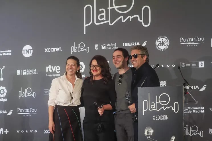 El equipo de la película "Argentina, 1985" recibió ayer el Premio Platino del Público, en un evento previo a la gala que se celebrará hoy en el Palacio IFEMA de Madrid.