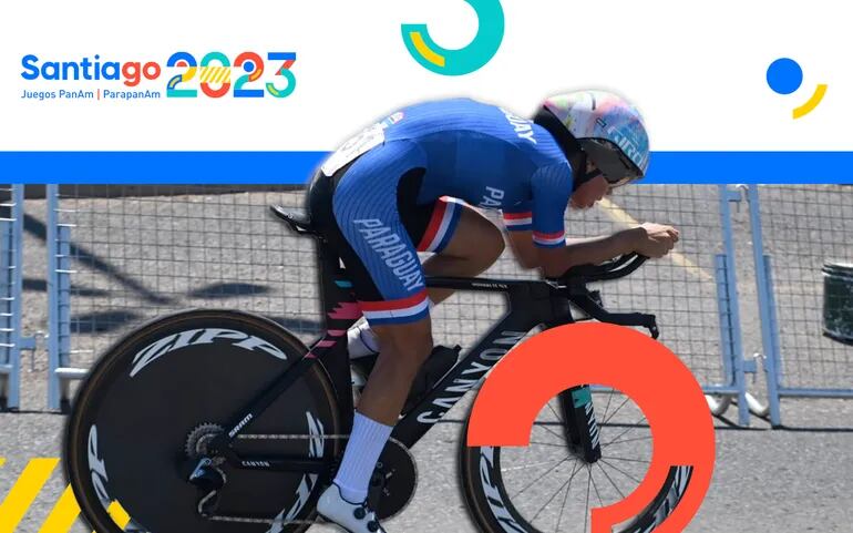 Juegos Panamericanos 2023. El Team Paraguay competirá en más de 20 deportes. Imagen de la ciclista Agua Marina Espínola.