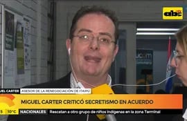 Miguel Carter criticó secretismo en acuerdo