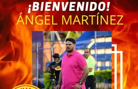 Ángel Martínez, nuevo entrenador de Martín Ledesma.