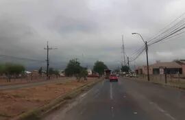 Esta mañana se registró una ligera lluvia en la zona del Chaco Central.