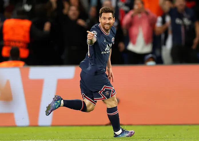 Lionel Messi anotó el segundo gol del PSG en la victoria ante el Manchester City.