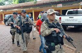 Los detenidos quedaron detenidos en la Dirección de Policía de Alto Paraná.