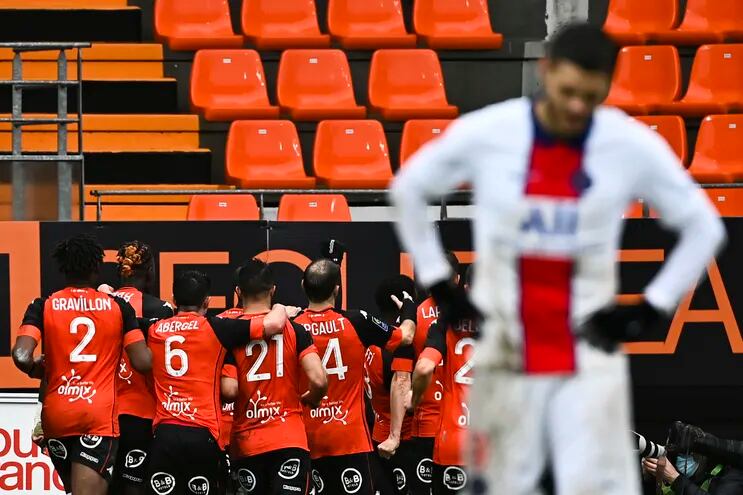 PSG cayó ante Lorient en Francia