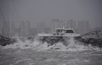 Montevideo, ciclón subtropical.