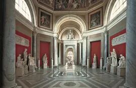"El torso del Belvedere", ubicado en el centro de la Sala de las Musas, es el protagonista del primer capítulo de la serie sobre los Museos Vaticanos.