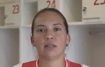 Griselda Beatriz Garay (26), delantera albirroja.