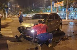 Accidente de tránsito en Asunción (foto ilustrativa)
