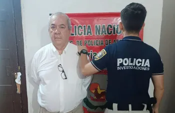 Jorge Franco Garelik, exjuez de Nueva Asunciónm, detenido.