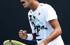 Adolfo Daniel Vallejo, con 17 años, no pudo alcanzar su primera final en singles de un Grand Slam Júnior, en el Abierto de Australia.