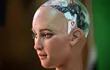 La robot Sophia, de Hanson Robotic (Peter PARKS / AFP)