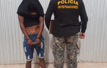 Elizer Cabañas Portillo fue detenido hoy en Mariscal Estigarribia como el principal sospechoso del crimen de un amigo suyo y de la violación de la esposa de la víctima.