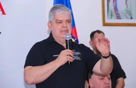 Enrique Riera Escudero, ministro del Interior.