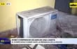 Video: Robó compresor de aire de una caseta