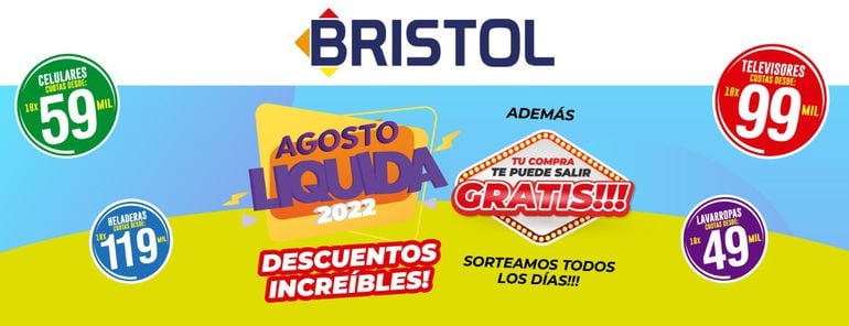 Bristol cuenta con varias novedades en este Agosto Liquida.