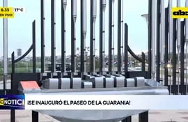 Video: Se inauguró el Paseo de la Guarania