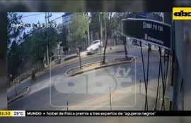 Circuito cerrado del trágico accidente en Fernando de la Mora
