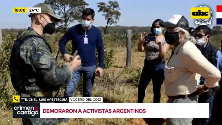 Autoridades nacionales demoraron a miembros de "misión humanitaria" que pretendía ingresar a zona de influencia del EPP.