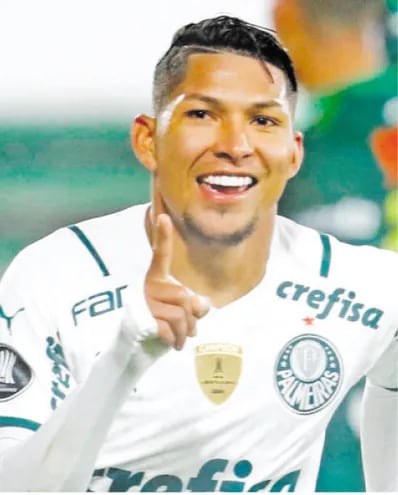 Ronielson da Silva Barbosa, más conocido como Rony, el delantero goleador de Palmeiras, que hoy recibe al Chapecoense