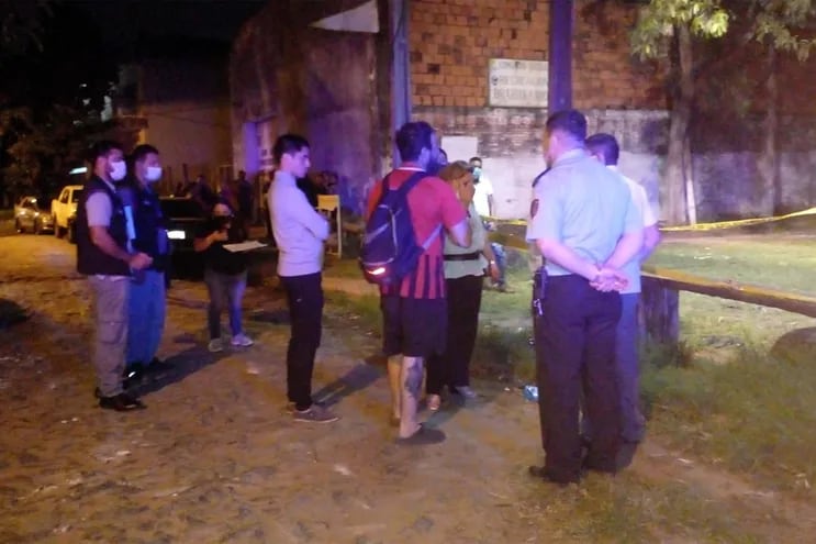 El homicidio de Jorge Fernando Miranda Ayala, alias Papu, ocurrió en una canchita del barrio San Pablo de Asunción.