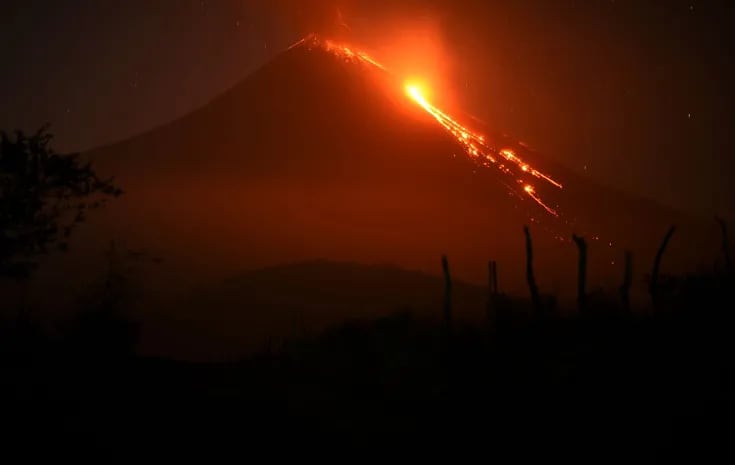 El volcán Pacaya, en Guatemala.