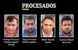 Los cuatro detenidos y procesados por la denominada Operación Horse, que desarticuló un grupo que enviaba marihuana al Brasil.