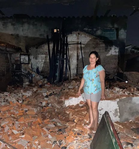 Familia pierde todo en incendio de Asunción