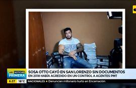 Cae en San Lorenzo un hombre que había agredido a un PMT en 2018