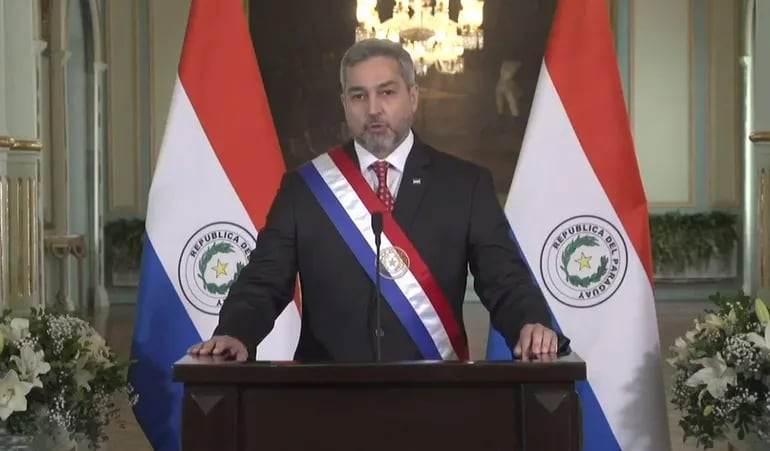 El presidente de Paraguay, Mario Abdo Benítez dará hoy su último informe de gestión, antes de ceder el mandato a Santiago Peña.