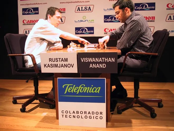 Final León 2005 Kasimdzhanov y Anand.