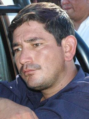 Narciso Ayala, cuando fue detenido en 2007 por el secuestro del joven de 16 años.