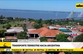 Aumentan ingresos de personas a Paraguay y a la Argentina